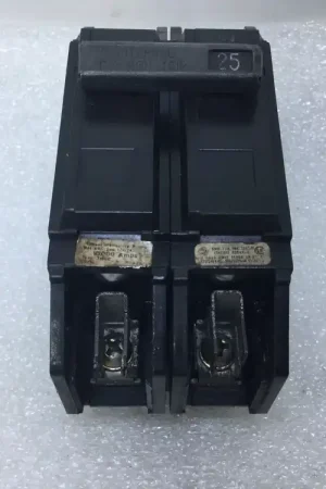 Don't Miss Out General Electric THQC/TQC2125 25 Amp 2 Pole 120/240V Circuit Breaker w/Prongs