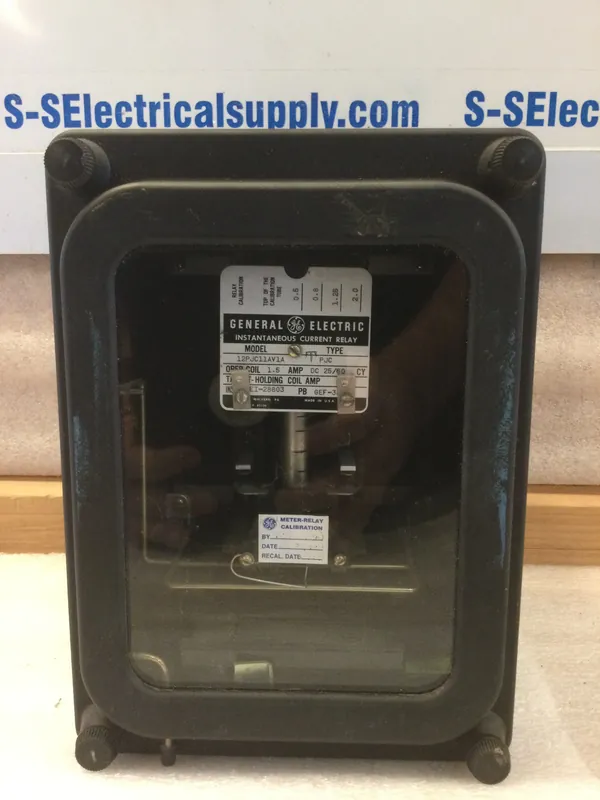 Popular General Electric 12PJC11AV1A Instantaneous Current Relay Type PJC 1.5A 25/60CY
