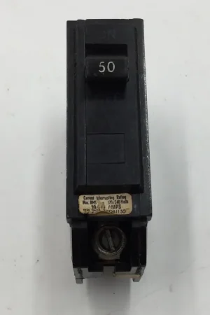 Express Delivery General Electric THQB1150 50 Amp 1 Pole 120/240V Bolt On Circuit Breaker