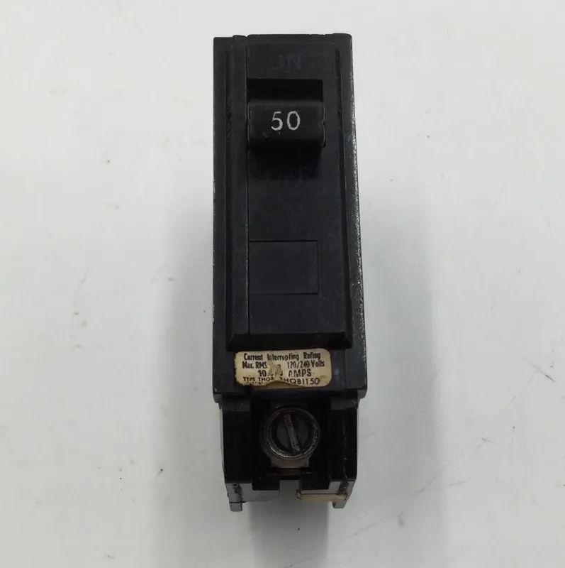 Express Delivery General Electric THQB1150 50 Amp 1 Pole 120/240V Bolt On Circuit Breaker