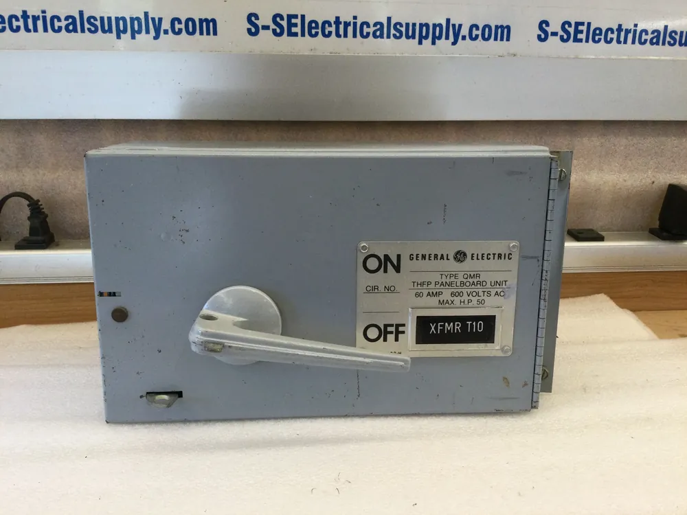 Affordable General Electric THFP362 60A 600VAC Fused Panelboard Safety Switch/Disconnect Type 1 Indoor