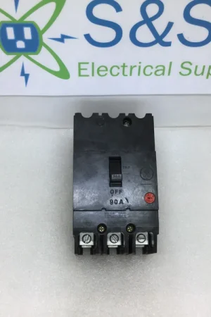 Popular GE/General Electric TEY390, 3 Pole, 90A, 480VAC, Type TEY Circuit Breaker