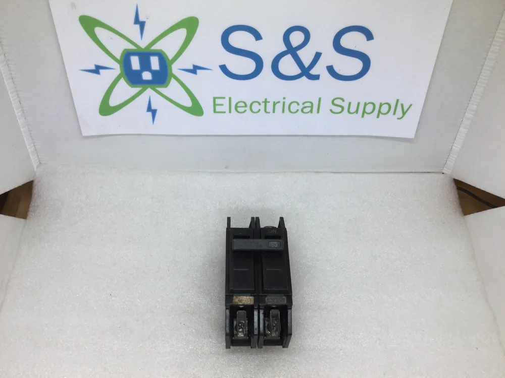 Crafted GE General Electric THQE2125 2 Pole, 25a, 120/240vac, Type Thqe Circuit Breaker