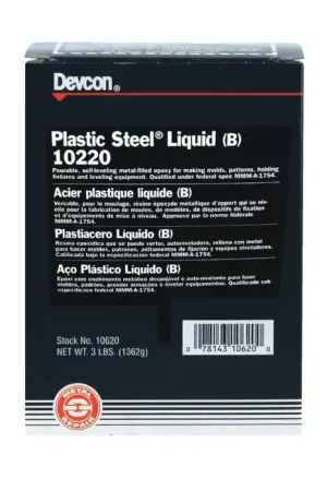 Popular DEVCON 10220 4 lbs. Size Plastic Steel Liquid (B) Epoxy