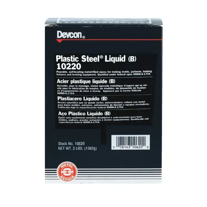 Popular DEVCON 10220 4 lbs. Size Plastic Steel Liquid (B) Epoxy