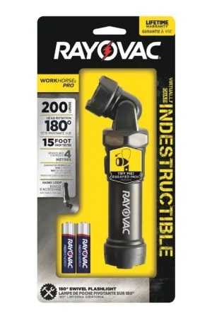 RAYOVAC DIYSL4AA-B LED Flashlight Type, Machined Aluminum Body Type, AA Battery Type Standard Flashlight New Arrival