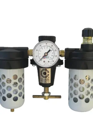 Factory Price COILHOSE PNEUMATICS 8884AAGR 3/8" Port Size, 150 PSI Maximum Input Pressure, Polycarbonate Bowl Material Filter - Regulator - Lubricator