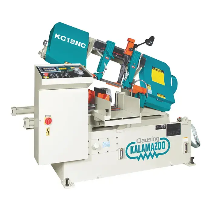 CLAUSING KALAMAZOO KC12NC 5 HP Horsepower Production Horizontal Horizontal Bandsaw Today Only