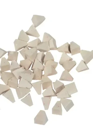 RAYTECH 41135R Aluminum Oxide Abrasive Material, [Wet Dry Operation] Wet Dry Operation, Pyramids Media Shape Vibratory Media Buy Online