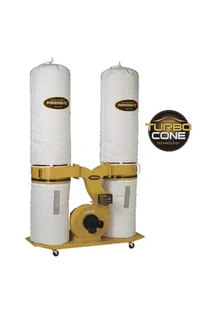 Powermatic PM1900TX-BK3 10 cu ft Capacity Bag Type Dust Collector Luxury