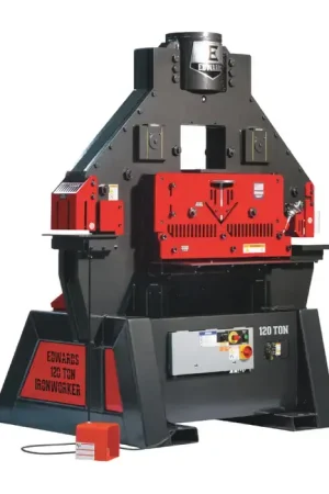 Trusted Brand EDWARDS IW120-3P380 120 Ton Punching Pressure Stationary Ironworker