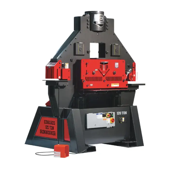 Trusted Brand EDWARDS IW120-3P380 120 Ton Punching Pressure Stationary Ironworker
