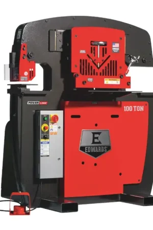 Brand New EDWARDS IW100-3P460-AC600 100 Ton Punching Pressure Stationary Ironworker