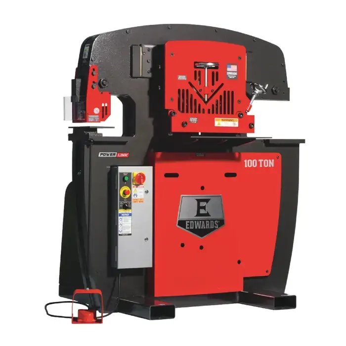 Brand New EDWARDS IW100-3P460-AC600 100 Ton Punching Pressure Stationary Ironworker