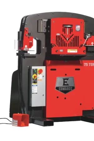 EDWARDS IW75-3P380 75 Ton Punching Pressure Stationary Ironworker Final Sale