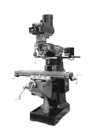 JET ELITE 894367 3 HP Knee Type Vertical Milling Machine Certified