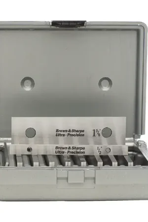 TESA Brown & Sharpe 599-921-10 1/8" Thickness, 6" Length, 10 pairs No. of Pieces Precision Parallels Authentic