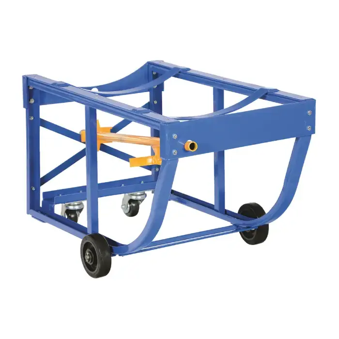 VESTIL RDC-60-5-PO 800 lbs. Load Capacity, Rotating Drum Cart Type Drum Handling Truck Affordable