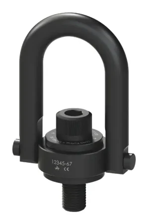 Direct From Factory AMERICAN DRILL 23102 7,000 Ibs. Rated Capacity, 3/4"-10 Thread Size, 4-4/5" Ring Opening Hoist Rings, Hooks, Lifting Accessory