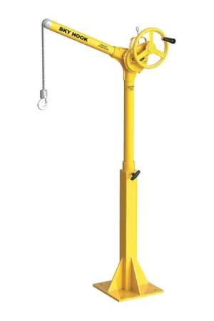 Bargain SKY HOOK 8550 1/4 Ton Load Capacity, 75" Maximum Lift Distance, 1" Per Handwheel Revolution Lift Speed Hoist