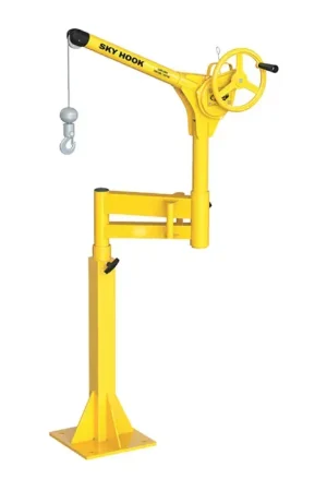 SKY HOOK A9550 1/4 Ton Load Capacity, 100" Maximum Lift Distance, 1.5" Per Handwheel Revolution Lift Speed Hoist One Day Deal