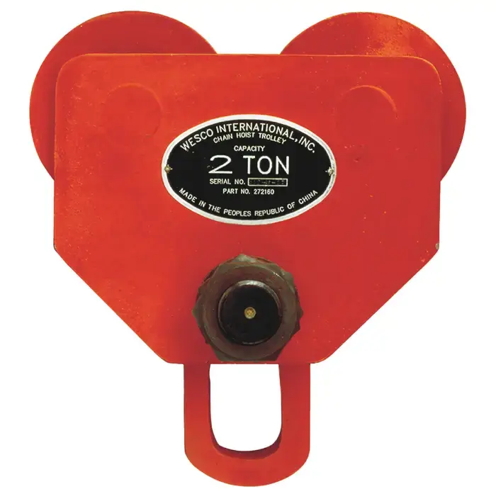 Big Sale WESCO 272159 2,000 lbs. Load Capacity, 3-1/2" - 5-7/8" Flange Width Trolley