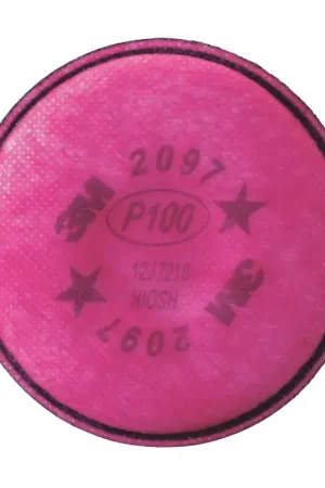 Best Choice 3M 2097 P100 NIOSH Filter Rating, Magenta Color Code Respiration Filter