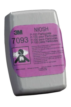 Place Order 3M 7093 P100 NIOSH Filter Rating, Purple Color Code Respiration Filter