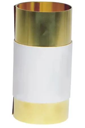 Fan Favorite PRECISION BRAND MMB40 .40mm Thick, 150mm Width, Brass Metal Shim Stock