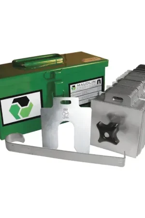 Clearance MAUDLIN MSC4-SK .001" Min. Thick, .050" Max. Thick, Stainless Steel 80 Piece Shim Stock Set