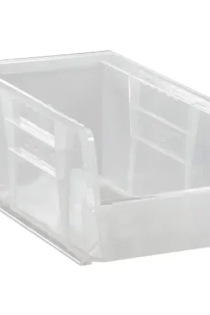 Deal QUANTUM STORAGE SYSTEMS QUS230CL Stack & Hang Ultra Bins Type, Clear Color, Plastic Material Storage Bin