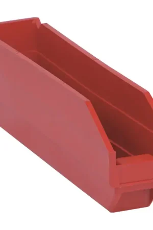 Hot Picks AKRO-MILS 30-110 Shelf Bins Type, Red Color, Industrial Grade Polymers Material Storage Bin