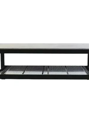 Crafted BADASS WORKBENCH 4X8WELD-38 Welding Table With 3/8" Plate Steel Top Type, 4‘ Width, 4‘ Depth Stationary Work Bench / Table