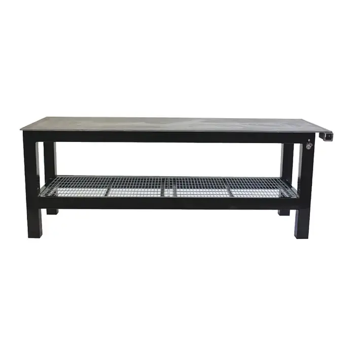 Trending BADASS WORKBENCH 3X8WELD-38WC Welding Table With 3/8" Plate Steel Top & Casters Type, 0 No. of Drawers