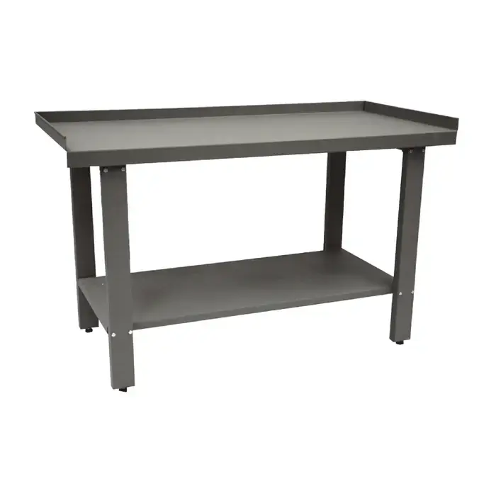 Place Order HOMAK GW00550150 Work Bench Type, 59" Width, 27-1/2" Depth Stationary Work Bench / Table