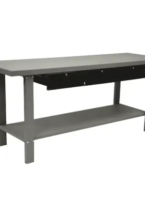 HOMAK GW00550160 Work Bench Type, 78-3/4" Width, 25-1/2" Depth Stationary Work Bench / Table Big Sale