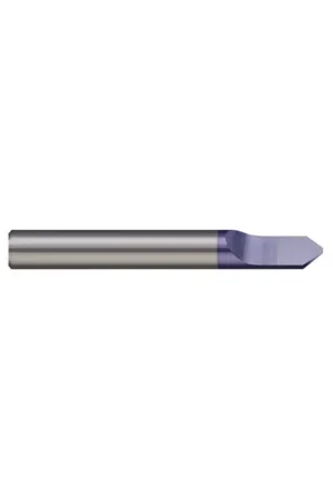 High Quality MICRO 100 RSCM-120-1X 12mm Shank Dia., 60° Solid Carbide Engraving Blank / Tool Bit