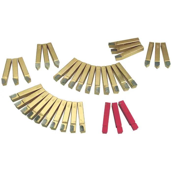 Special Discount TTC PRODUCTION 22-662-075 1/4" AL-4, AR-4, BL-4, BR-4, C-4, D-4, E-4 1/4", 2", 2-1/2" OAL C5/C6 Carbide Tipped Brazed External Tool Bit