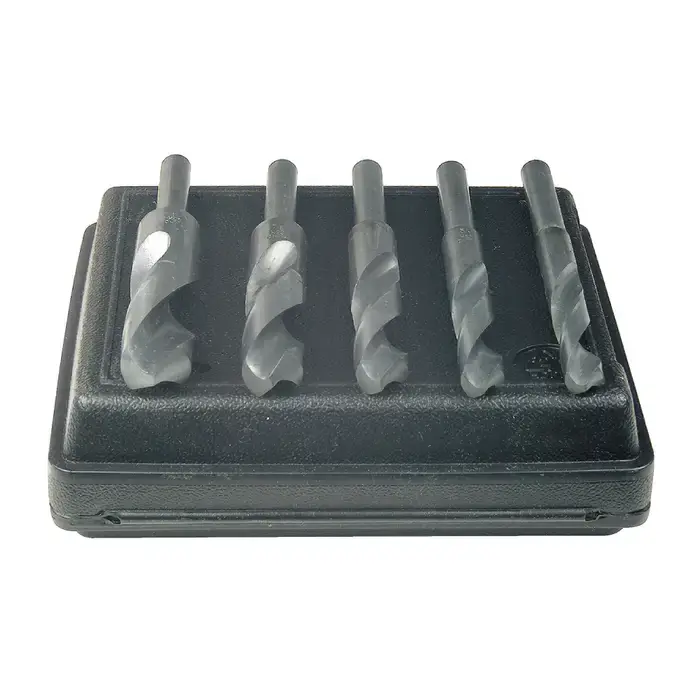 Budget TTC A15-5CH 9/16" to 1" 118° High Speed Steel Reduced Shank Drill Set