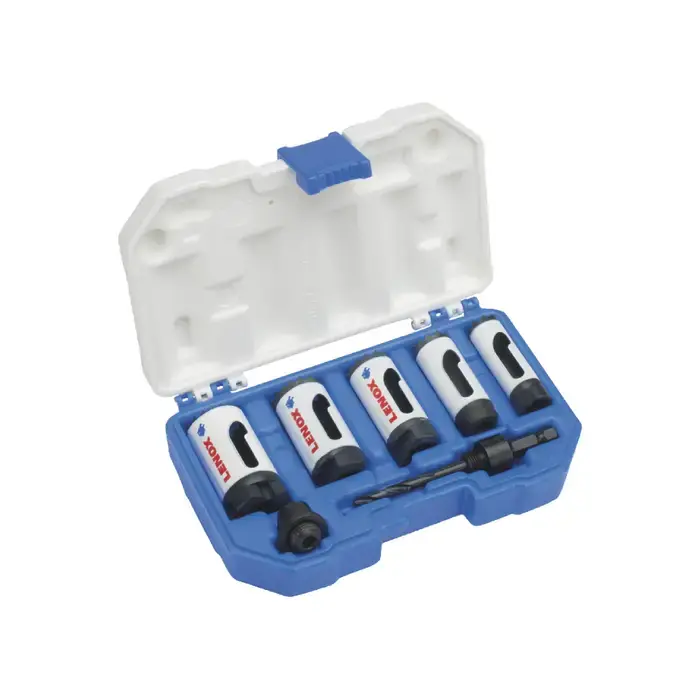 LENOX 30805500A 5 Pc., 3/4" to 1-1/4" Saw Dia., 1-3/4" Max Cutting Depth Hole Saw Set Must Have