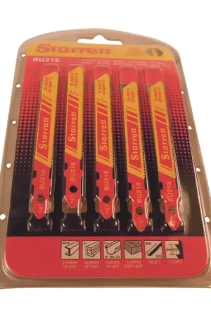 Next Day Delivery STARRETT BU218 3" Long, 18 TPI, .040" Thick, Bi-Metal Jig Saw Blade