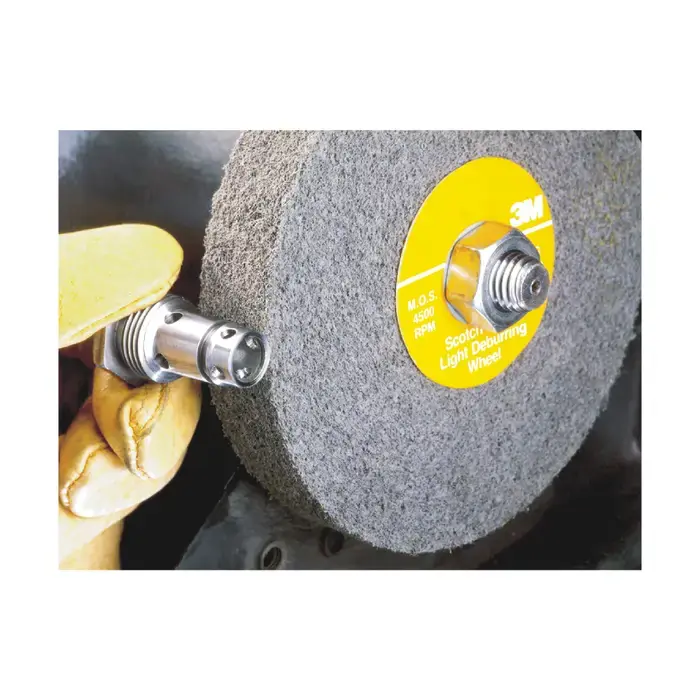 3M Scotch-Brite™ (LD-WL) 7000046047 12" Silicon Carbide Deburring Wheel - Convolute, Fine Grade, 1" Face Width Crafted