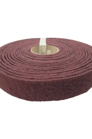 New Arrival TTC PRODUCTION USA MADE A008216 Aluminum Oxide Non-Woven Roll - 6" x 30‘ Size, Very Fine Grade, Maroon