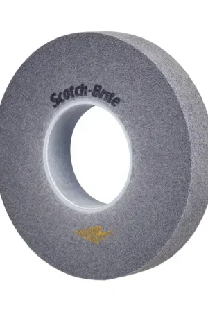 Low Price 3M Scotch-Brite™ EXL 7100023492 6" Silicon Carbide Deburring Wheel - Non-Woven, Fine Grade, 1" Face Width