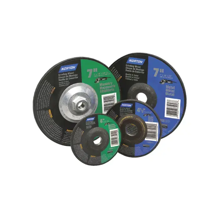 New Release NORTON 07660775902 Silicon Carbide Abrasive Material, 5" Wheel Diameter, 7/8" Hole Thread Size Bonded Deburring Cut-Off Wheel