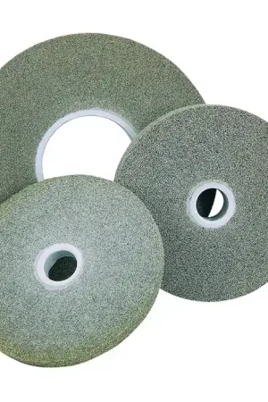 3M 7000121078 6" Diameter Silicon Carbide Bonded Deburring Cut-Off Wheel - 1" Hole Size, 1" Wheel Thickness, Scotch-Brite™ SF Finishing & Deburring Wheel Genuine