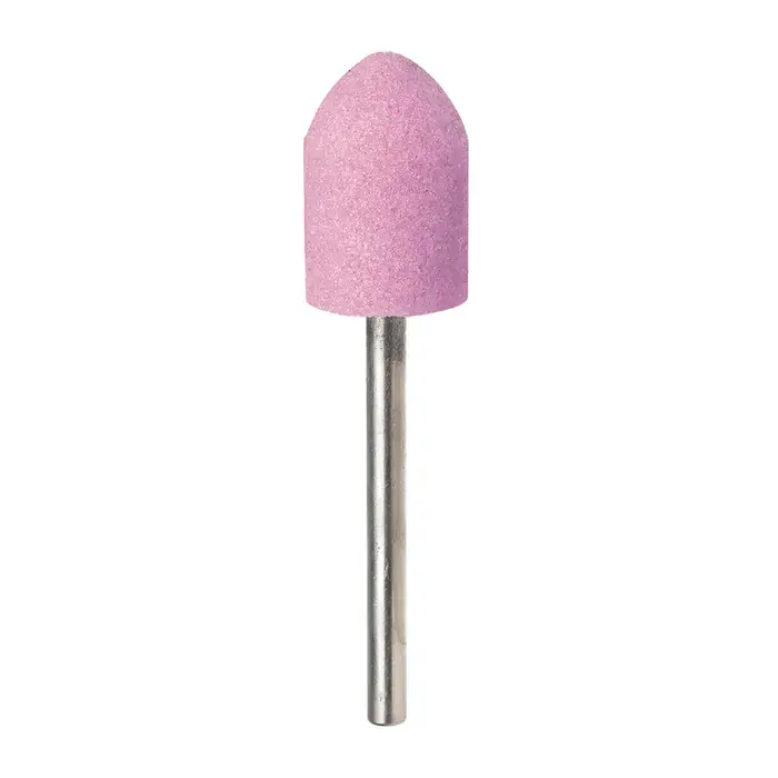 High Quality TTC 53-501-042 B Point Shape 1/8" Shank Aluminum Oxide Vitrified Mounted Stone Wheel - B Point Shape