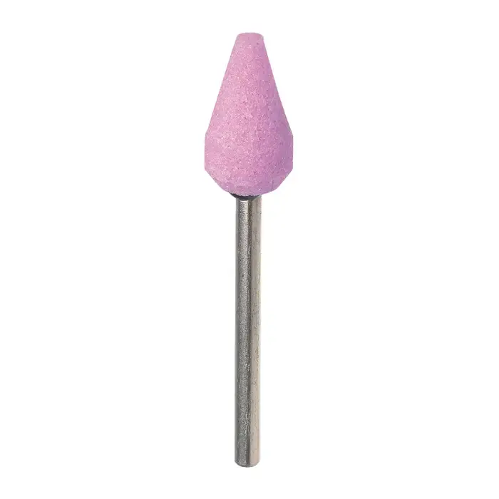 Express Delivery TTC 53-501-051 B Point Shape 1/8" Shank Aluminum Oxide Vitrified Mounted Stone Wheel - B Point Shape