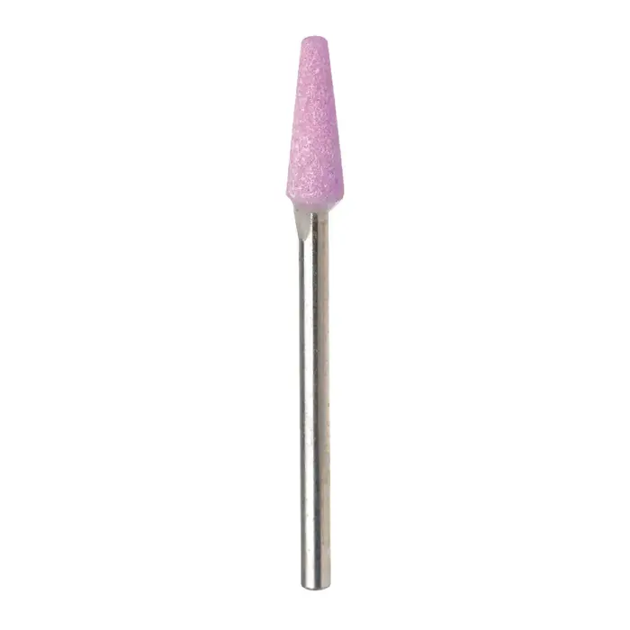 Flash Sale TTC 53-501-053 B Point Shape 1/8" Shank Aluminum Oxide Vitrified Mounted Stone Wheel - B Point Shape