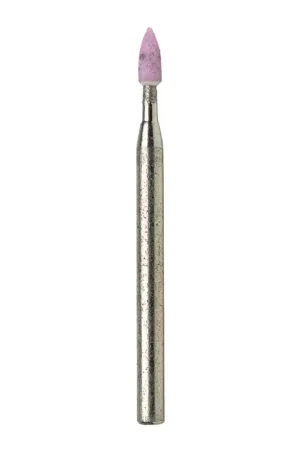 Budget TTC 53-501-055 B Point Shape 1/8" Shank Aluminum Oxide Vitrified Mounted Stone Wheel - B Point Shape